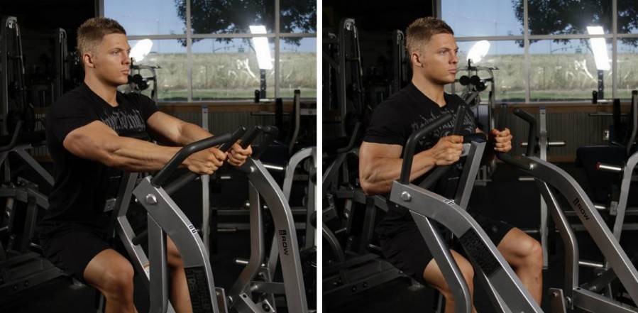 Т-тяга в тренажере