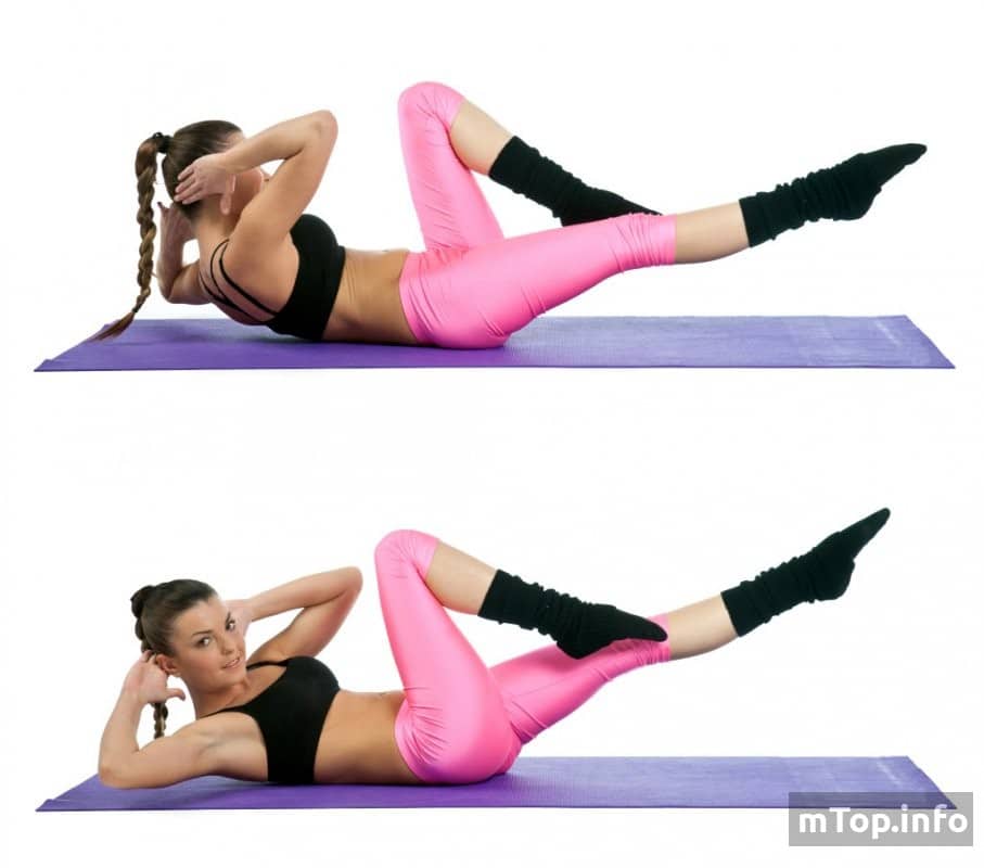 Упражнения для похудения живота