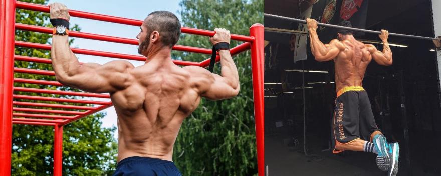 Как накачать спину на турнике: подтягивания для мышц спины