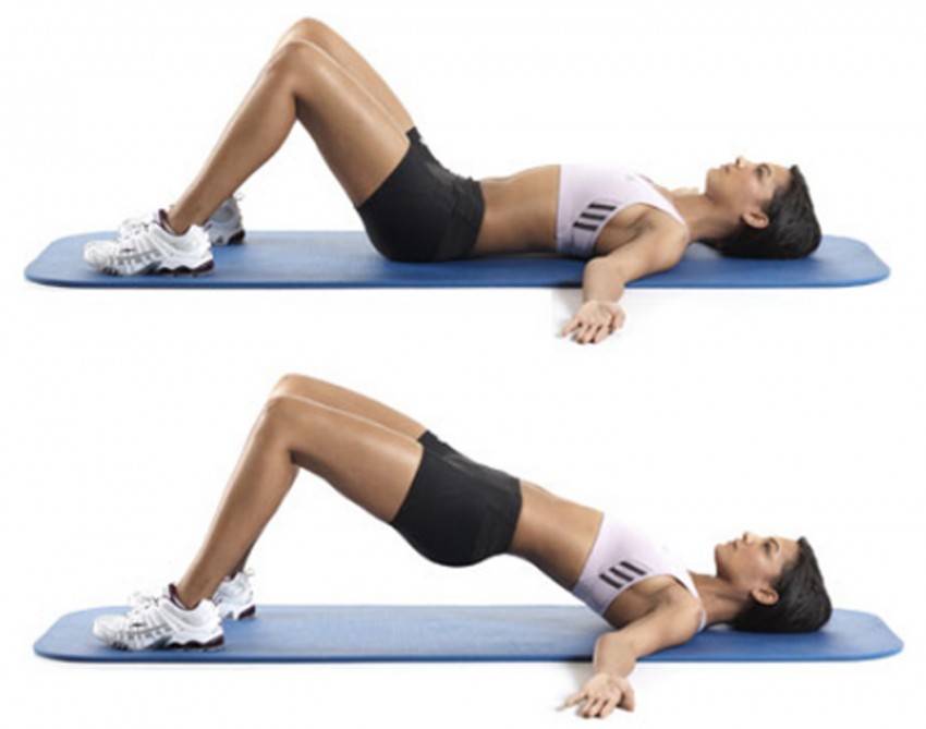 Упражнения для ягодиц в домашних условиях