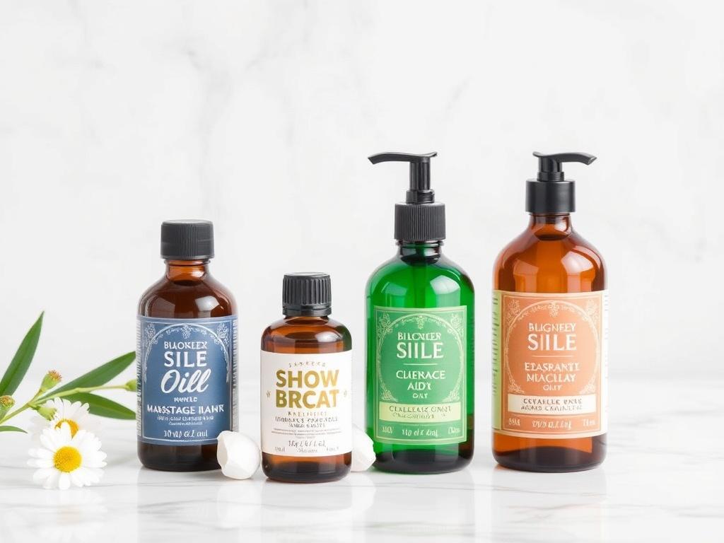 massage oilsфото