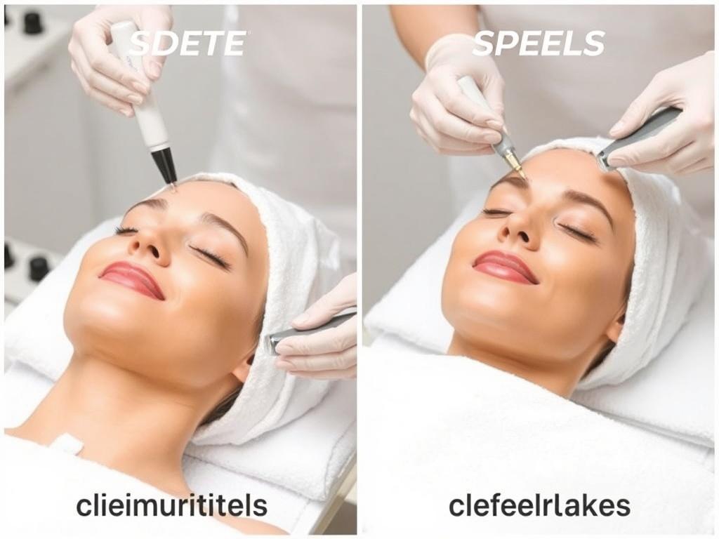 Peels: chemical and device-based techniques for different skin types.фото