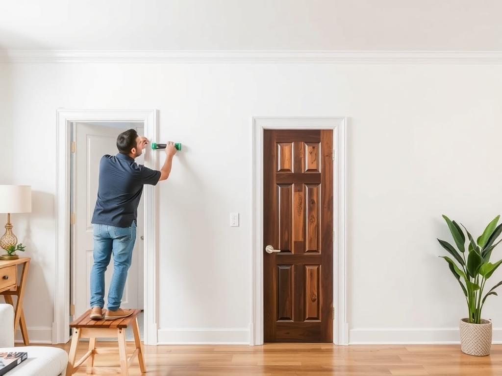 to install interior doorsфото