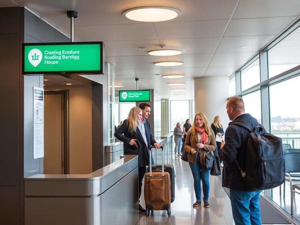 check-in at the boarding houseфото