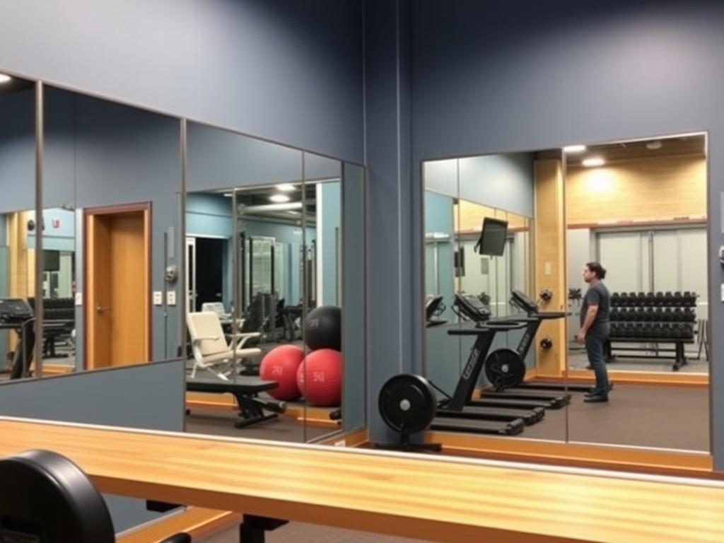 Зеркала для фитнеса и спортзала: как выбрать, установить и не пожалеть