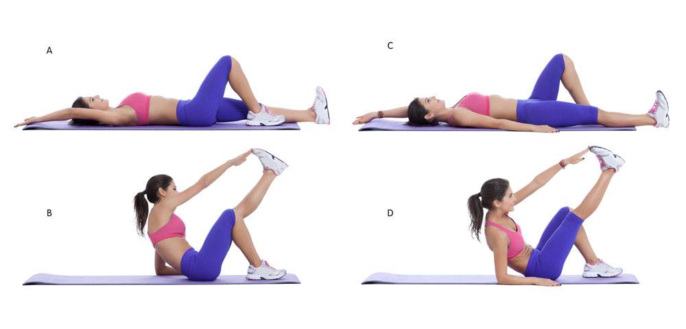 Упражнения для похудения живота