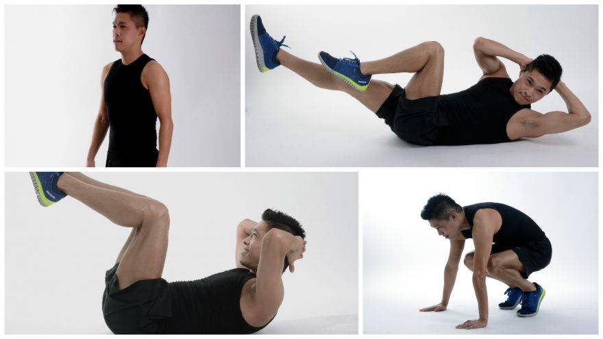 Упражнения для похудения живота