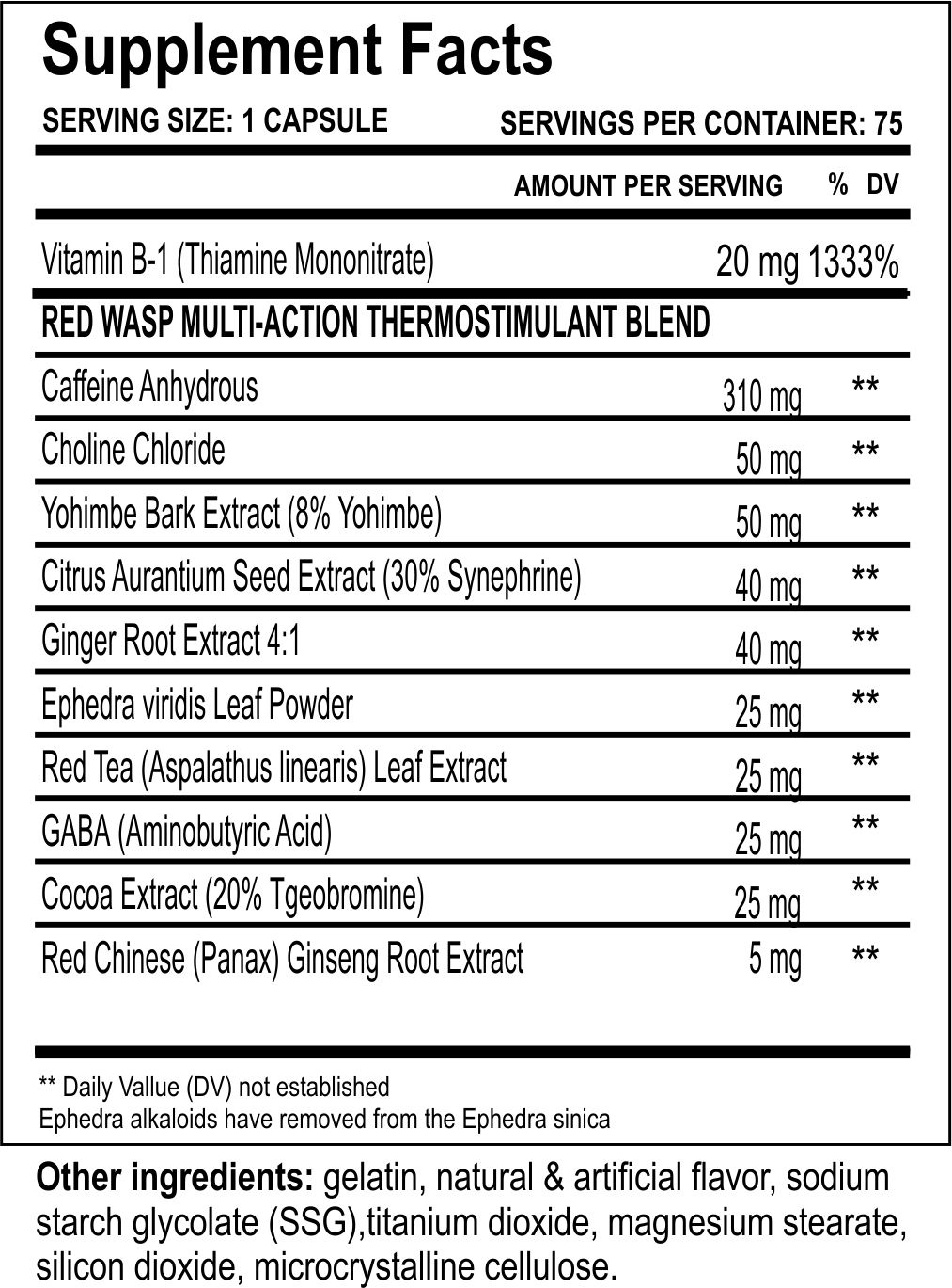 Red Wasp 25 от Cloma Pharma