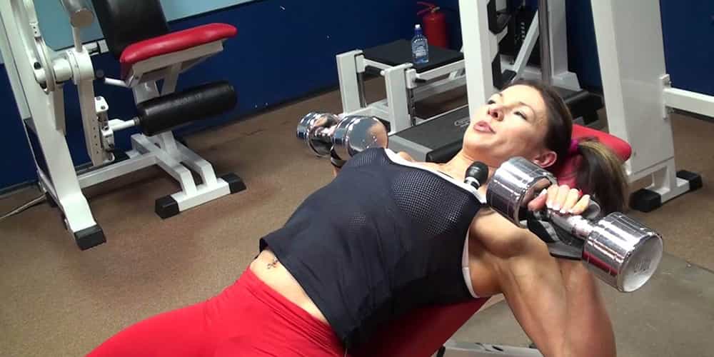 Жим штанги головой вниз