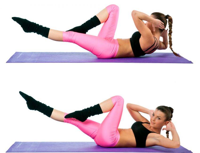 Упражнение велосипед