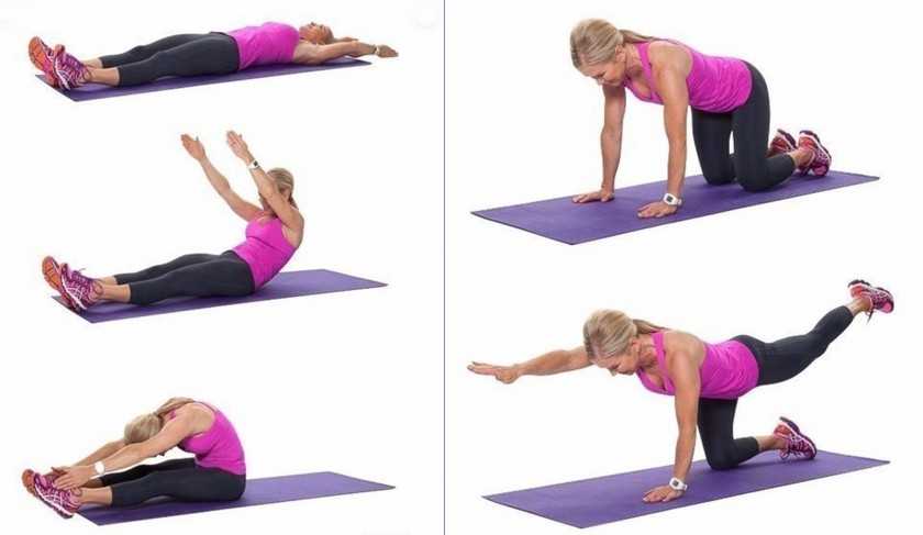 Упражнения для укрепления мышц спины в домашних условиях и зале