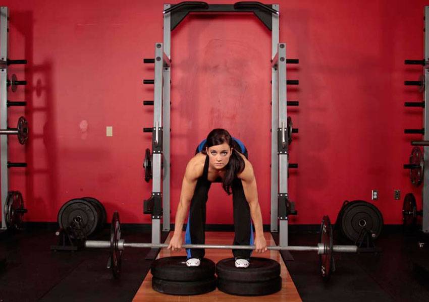 Становая тяга из ямы