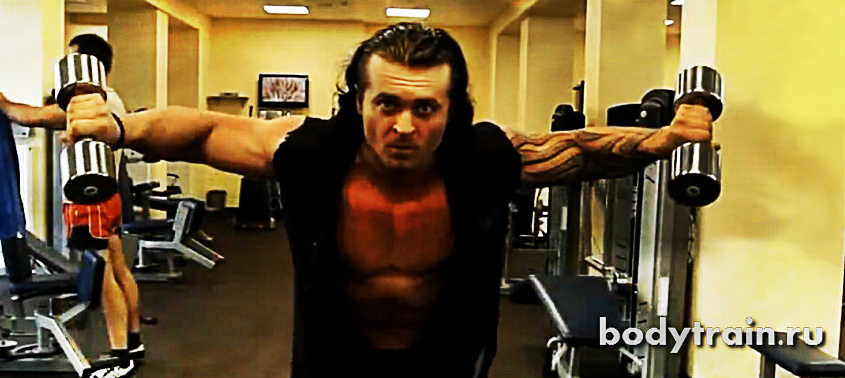 Тренировка плеч на массу