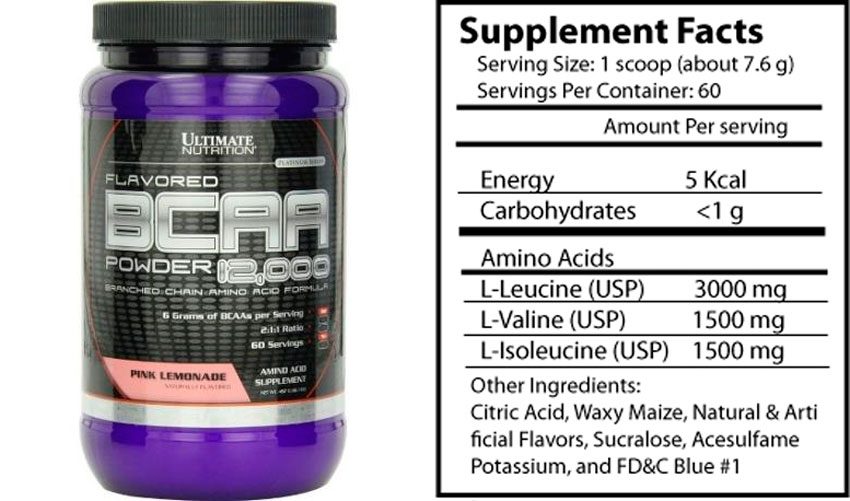 BCAA 12000 Powder от Ultimate Nutrition