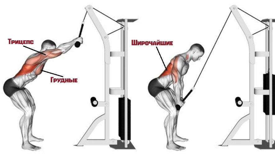 Пуловер с гантелью