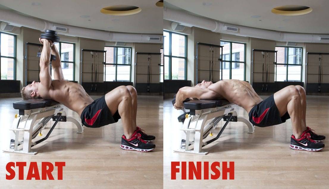 Пуловер с гантелью