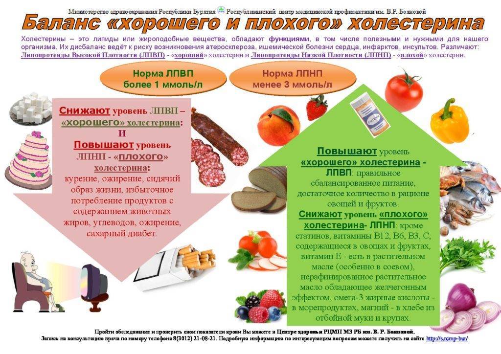 Холестерин в крови - как снизить, список продуктов, содержащих холестерин, народные средства